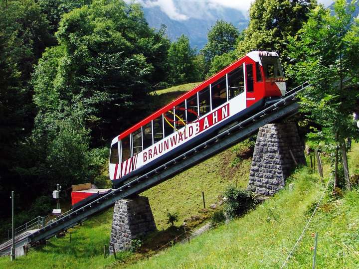 Extrafahrten der Braunwald Standseilbahn