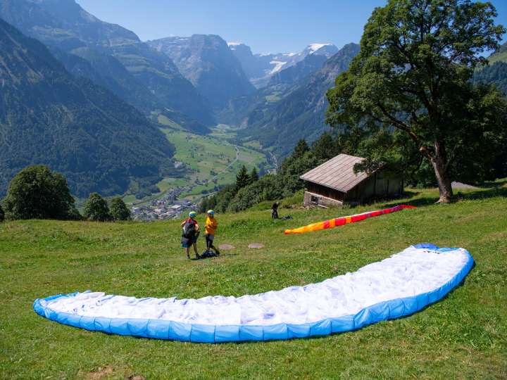 Gleitschirm-Startplatz Braunwald Dorf «Kiosk»