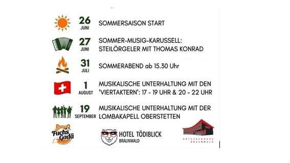 Summer-Edition im Fuchsgadä Braunwald