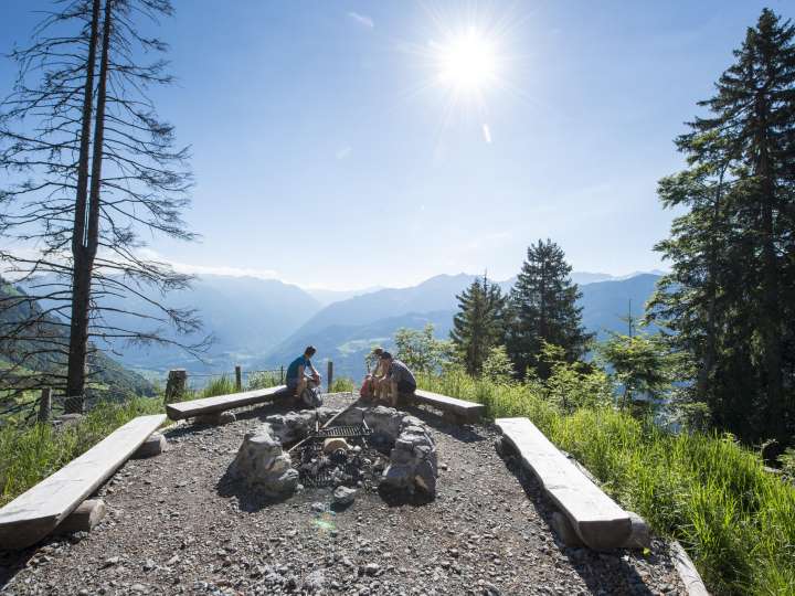 Feuerstelle Flueboden