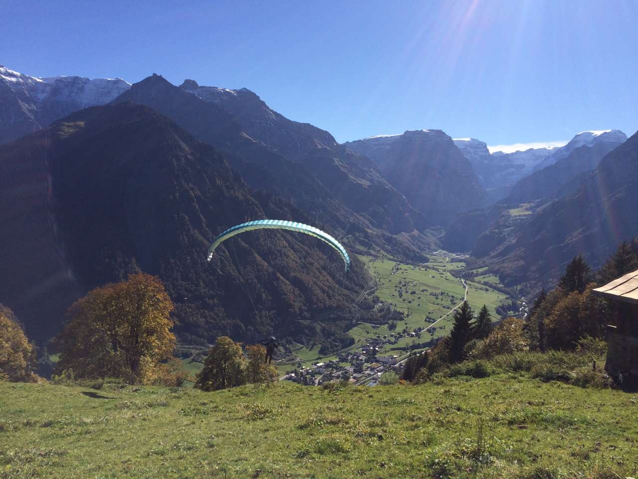 Gleitschirm-Startplätze