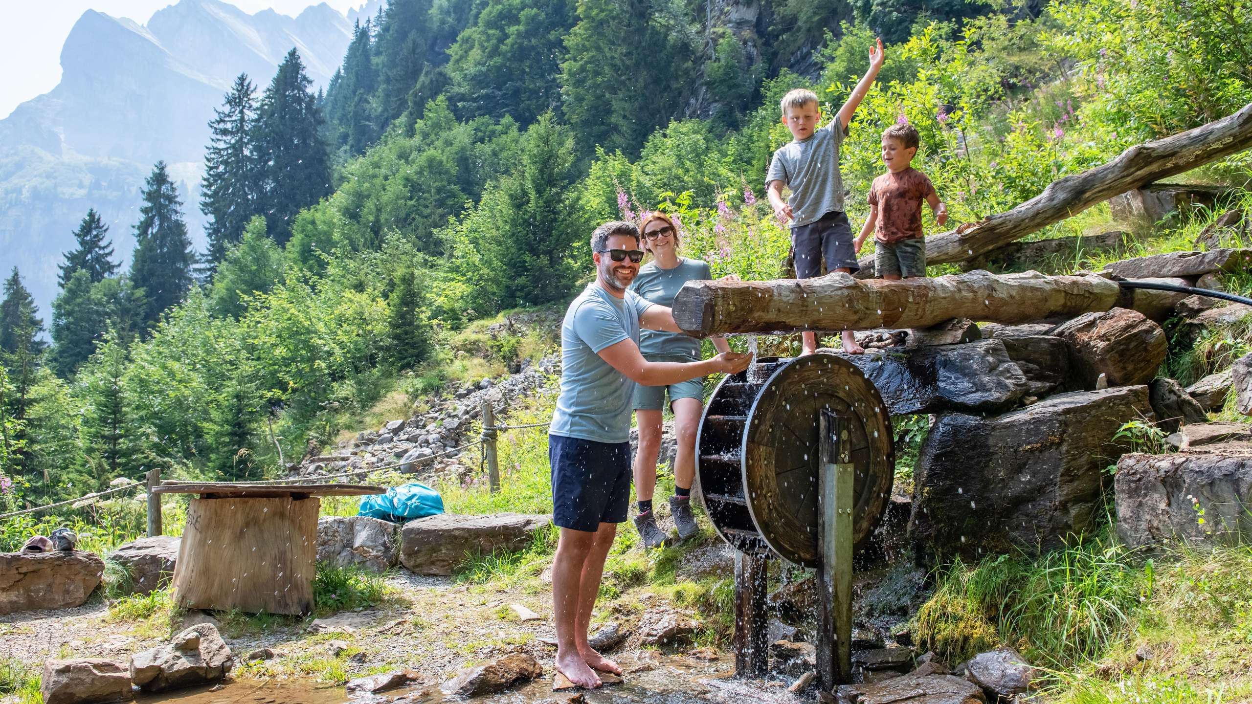 Familientageskarte Braunwald Sommer