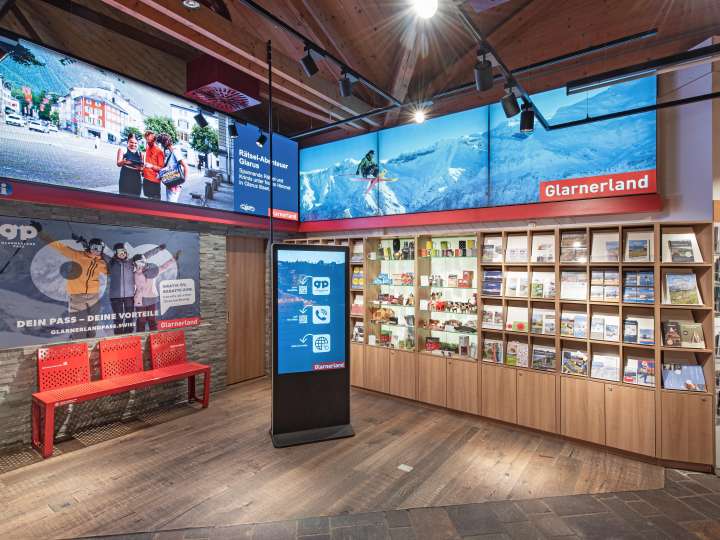 Info-Point Raststätte Glarnerland – VISIT Glarnerland AG 