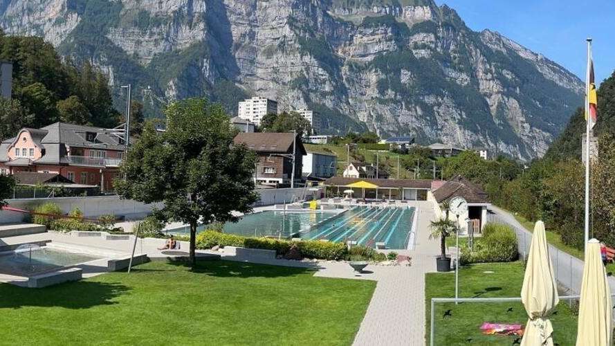 Ab id Badi Glarus…. organisiert durch den Gewerbeverein Ennenda