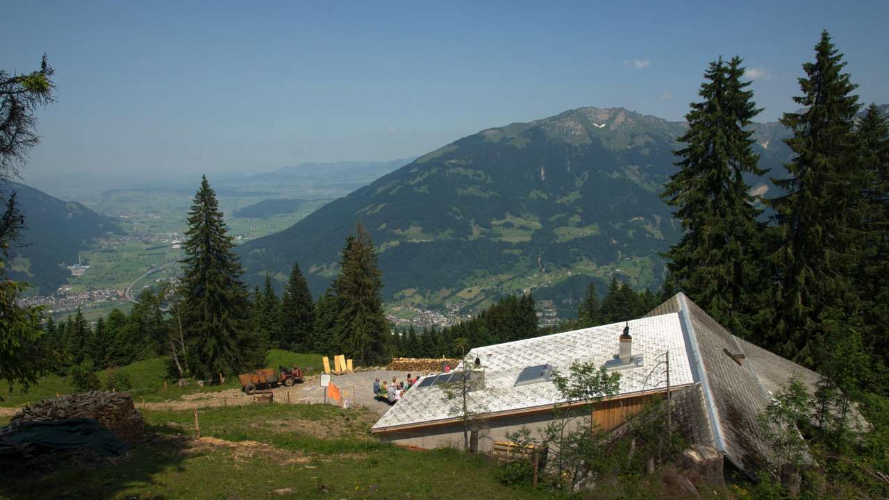 Käsepass Alp Mittler und Ober Nüen