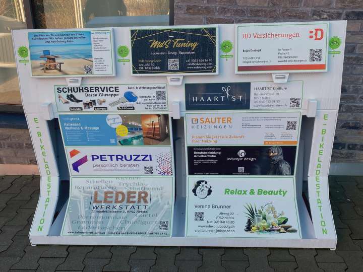 E-Bike Akkuladestation City Hotel Glarnerland